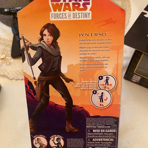 Star Wars Forces of Destiny JYN ERSO 11" Action Figure. - Picture 2 of 2